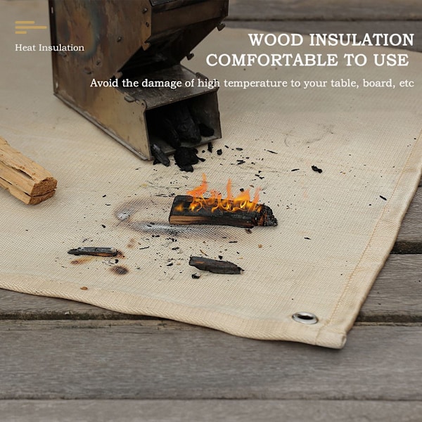 Ildfast Matte Brannsikker Grillmatte 50X50CM 50x50cm