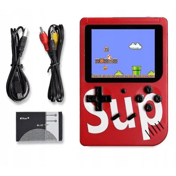 Super Mario, En Super Mini Handhållen Spelkonsol, Stödjer 400 Spel