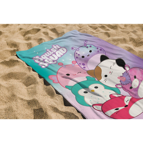 Squishmallows Håndklæde 70x140cm Squish Squad Multicolor multifärg