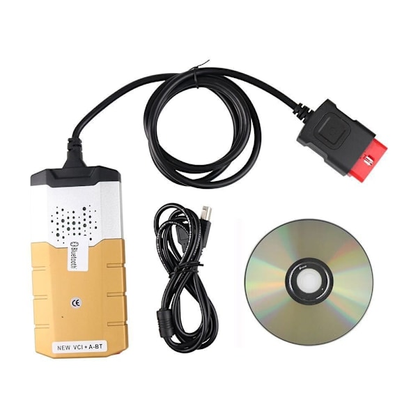 Bästa DS150 Fordonsdiagnostikverktyg med Bluetooth Dubbelkort Autocom TCS CDP Programvara 2020.23 Diagnostikverktyg Mycket Bra Gold