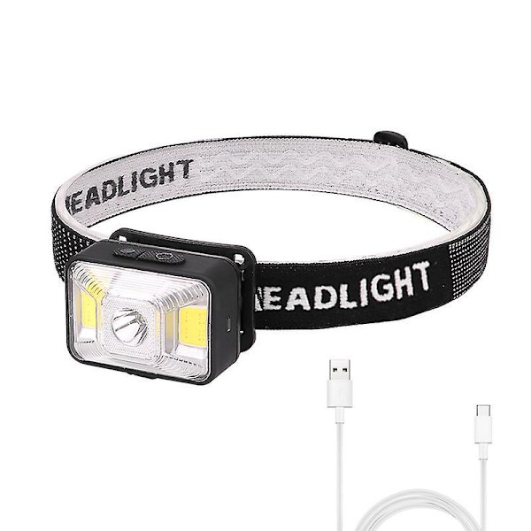 Rechargeable Headlamp, with Red Light, Motion Sensor