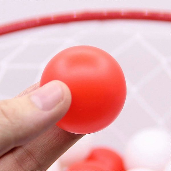 Basketbollspel Korg Justerbart Huvud med 20 Bollar Skjuta Boll Utomhus Sport Barn Pedagogiska Leksaker Spel [D]