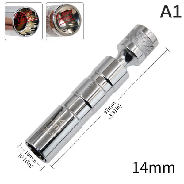 3/8\" Tennpluggpipe Universal Magnetisk Tennpluggpipe Fl 16mm
