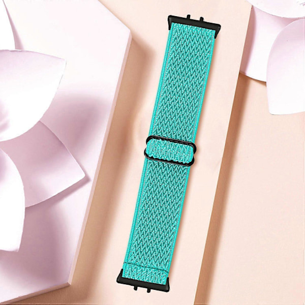 Vævet Armbånd i Elastisk Materiale til Samsung Galaxy Fit3 SM-R390, Sort Kobling Style B