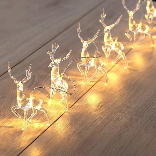Jouluvalot 10 LED-ketjut Makuuhuoneen Koristeet Vedenkestävä Sisätilojen Fairy Lights