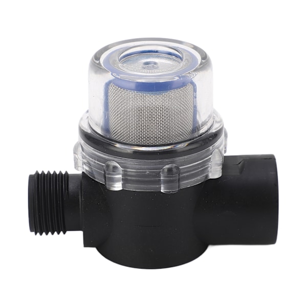 1/2in-14 invändig gänga inline-filter 50 mesh-skärm Plastkonstruktion Vattensil för rörledning 0.6