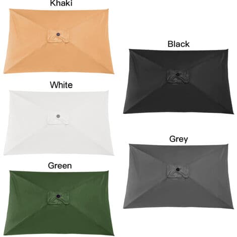 Replacement Canopy for 200x300 cm Parasol - 160g Waterproof Polyester Fabric - UV Resistant - Quick Installation