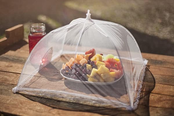 1 Styck Mesh Mat Skyddstält Utomhus - Vikbart Paraplytält