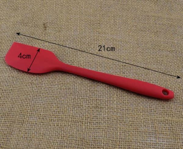 Silikonspatel - Skrape - Dessertspatel - Rosa