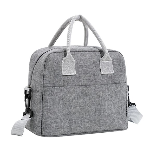 Lunch Bag Student Termisk Lunchbox GRÅ grey