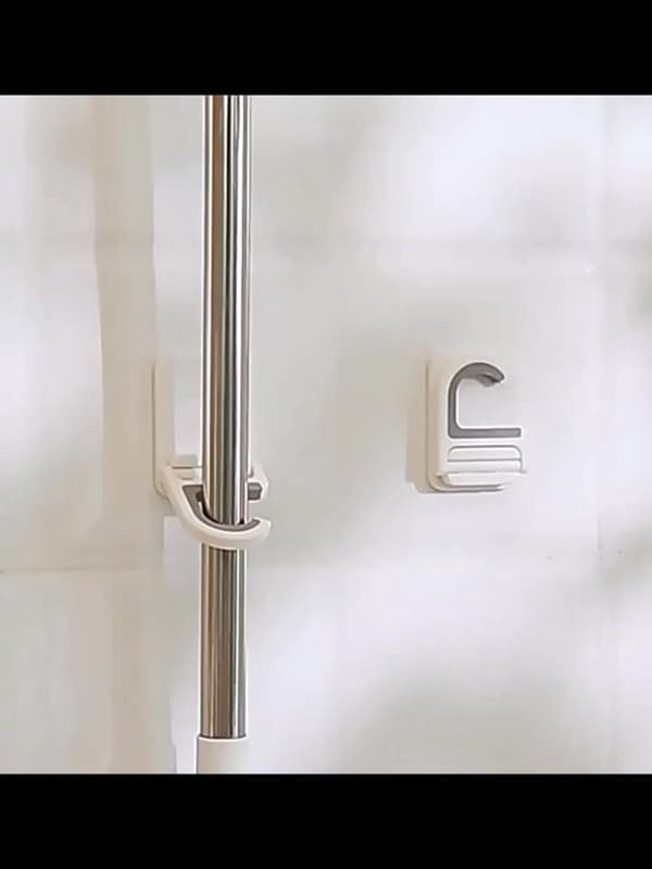 Kostophængningssystem - 4 stk. - Kostholder - Kostholdersystem - Moppeholder - Ingen boring
