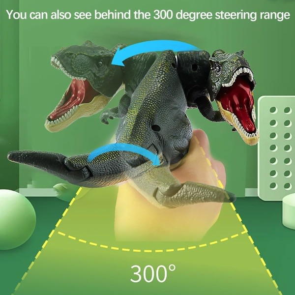 Dinosauruslelu T-Rex Tyrannosaurus-malli Värähtelevä pää ja häntä liikkeessä Dinosaurus värähtelevä pää ja häntä, joka liikkuu dinosaurus