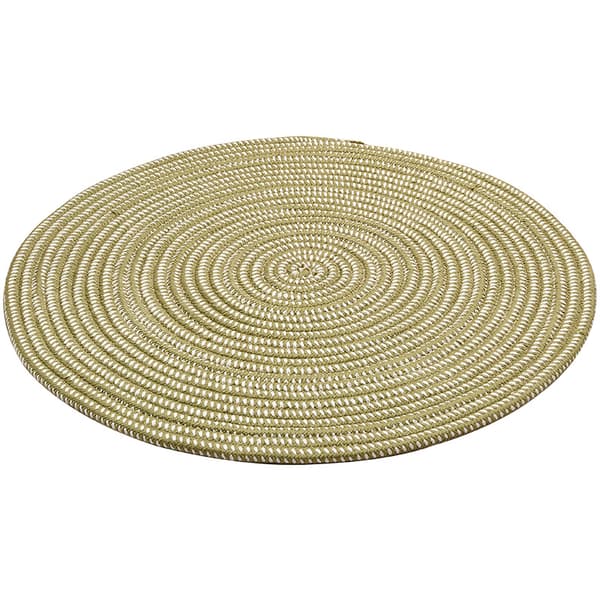 Handvävd rund matta för vardagsrum, sovrum, badrum, barnrum, grön, 60x60 cm