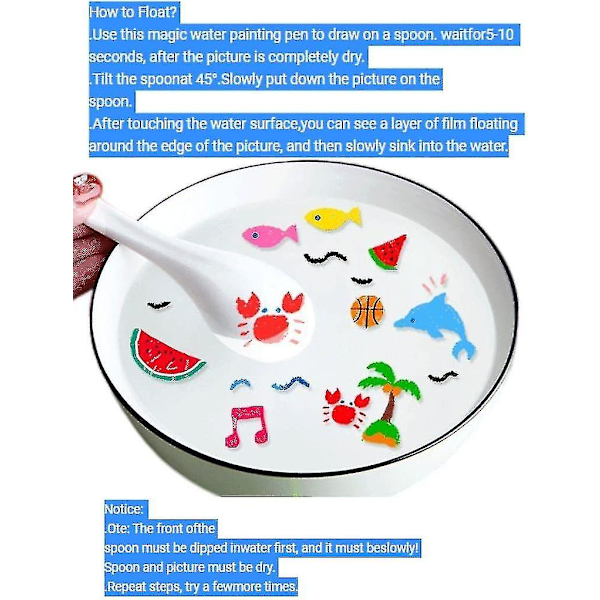 12-pack magiska pennor för barn, osynlig bläckpenna, vattenmagisk målarbok, målarpennor för magisk whiteboard