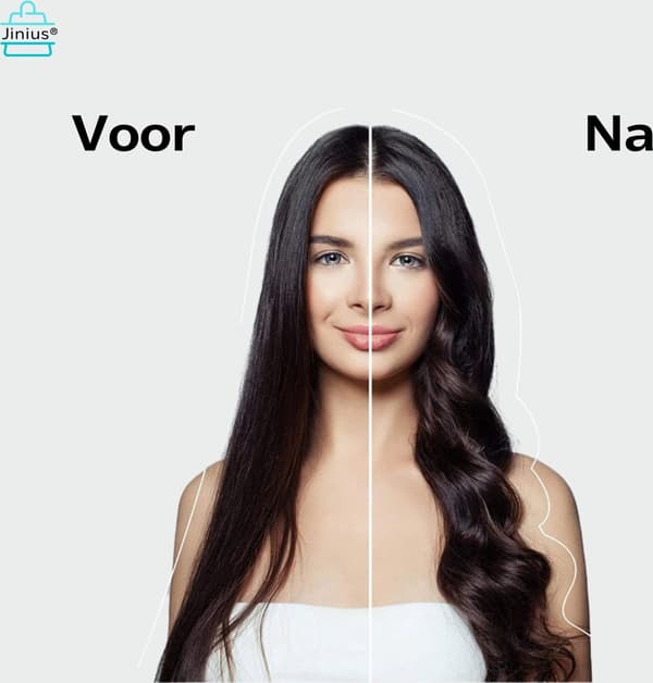 Sæt med 3 varmefrie krølleruller i satin med 3 hætter, ingen varme til krøller natten over til alle hårtyper, grå