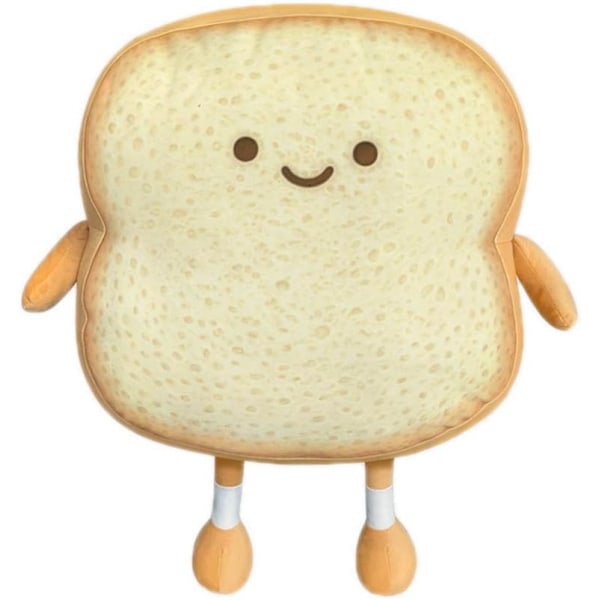 Toastbrød Pude Sjov Mad Plys Legetøj Puder Små Søde Fyldte Plys Toast Sofa Pude (Toastbrød, Gylden)