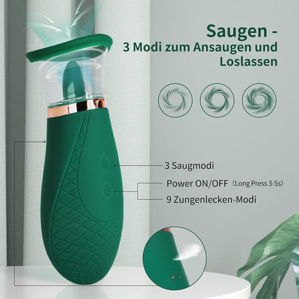 Klitoris-sutte vibrator til hende, tunge-slikkende vibratorer brystvorte-stimulator