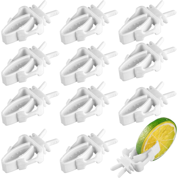 12x Fuglefoderautomater - Fuglefoderautomat i plastik - Fuglebur Foderclips - Fuglefoderautomat