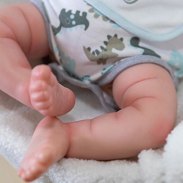 50 cm Nyfødt Babydukke Willa Reborn Babydukke Livagtig 3D malet hud med synlige vener Samlerdukke