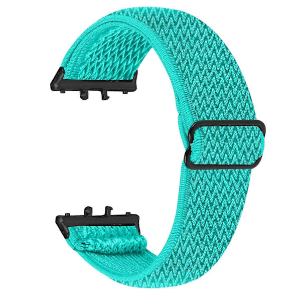 Vævet Armbånd i Elastisk Materiale til Samsung Galaxy Fit3 SM-R390, Sort Kobling Style B
