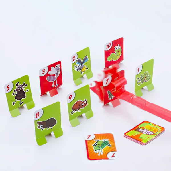Groda Spotta Tungspel, Trycktävling Kortspel, Insektfångstspel, Förälder-Barn Spel, Flerspelarspel, Partyspel Four Player Battle