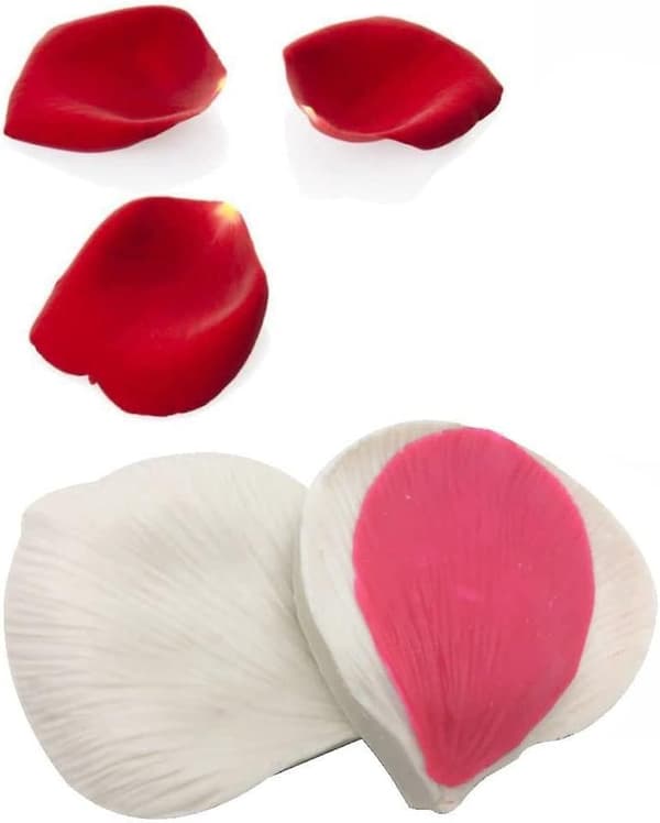 3D Silikone Rose Blomst Forme, Kageform Håndlavet Roseform til DIY