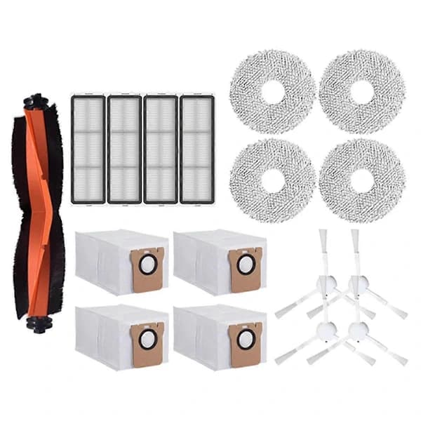 For X20+/X20 Plus Robot Vacuum Cleaner Main Side Brush Filter Mop Pads Dust Bags Replacement Parts