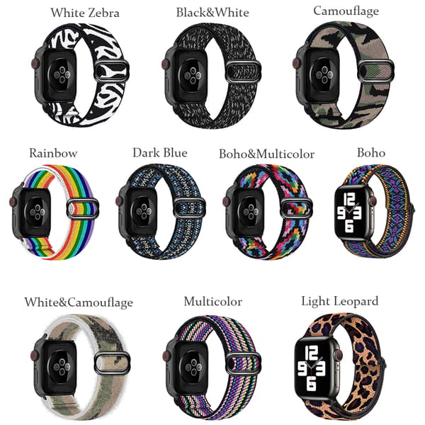 Nylonrem til Apple Watch Multicolor 42/44mm