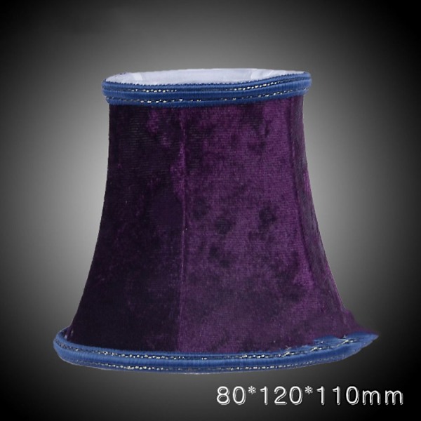 Lampeklips Stoff Lampeskjerm LILLA purple