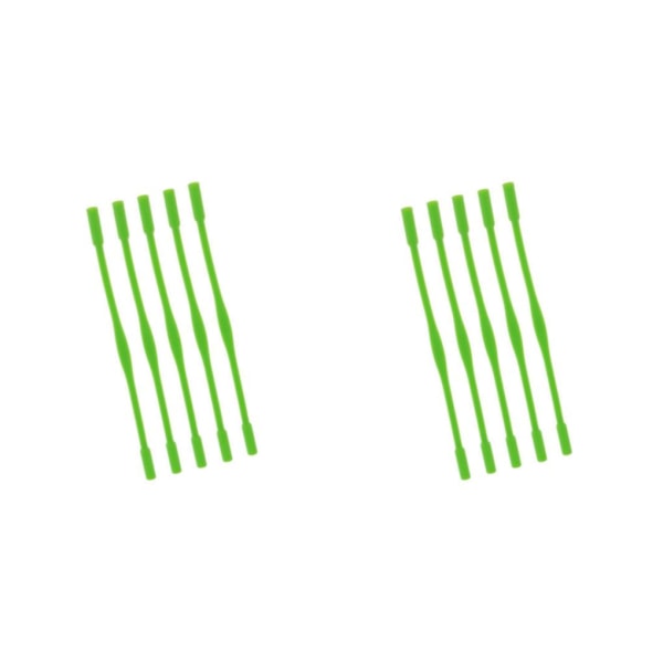 1/2/3/5 5 st Silikon Glasögonband för Barn, Sportband med Halkskydd Ljusgrön Light Green 2Set