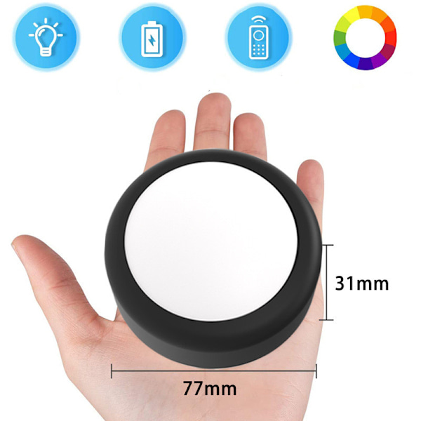 LED-spotlights 13 colors dimmer remote control 3-pack 3-pack 3-pak