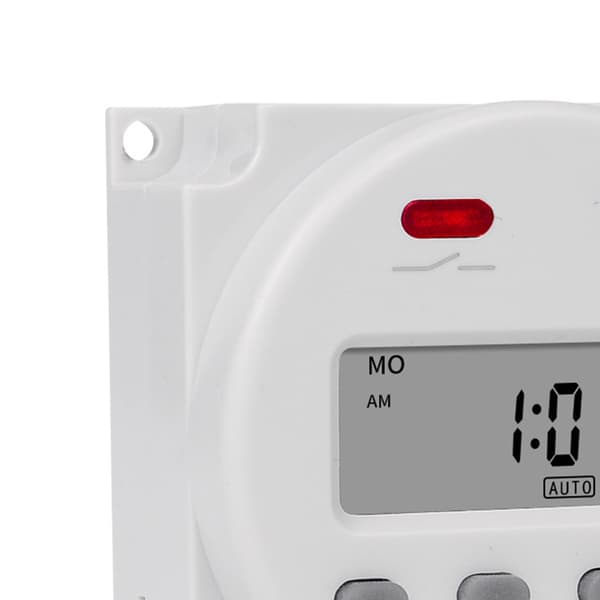 Mikrocomputer Strømforsyning Tidsstyring Smart Programmerbar Timer Switch Gadebelysning Nedtællings Switch 110V