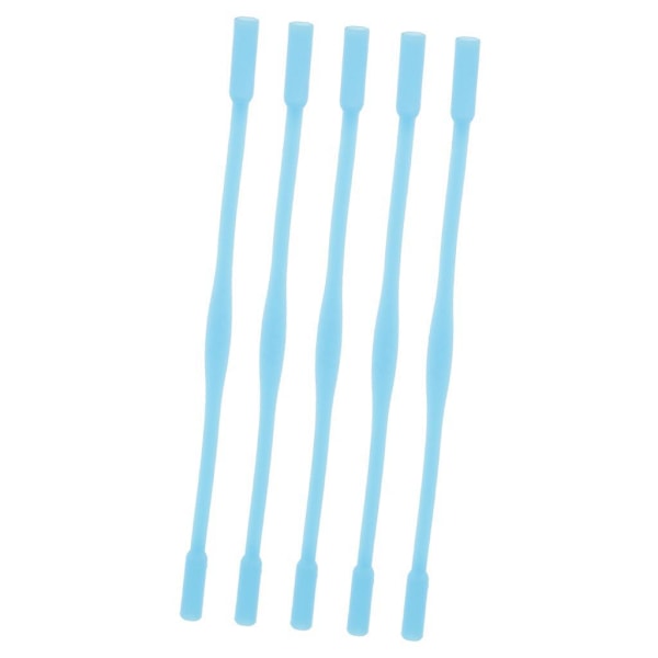 1/2/3/5 5 stk Silikonbrilleremmer for barn, sportbånd med antiskli Blue Blue 5Set