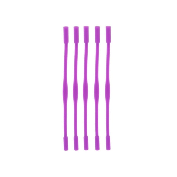 1/2/3/5 5 stk Silikonbrilleremmer for barn, sportbånd med antiskli Purple Purple 1Set