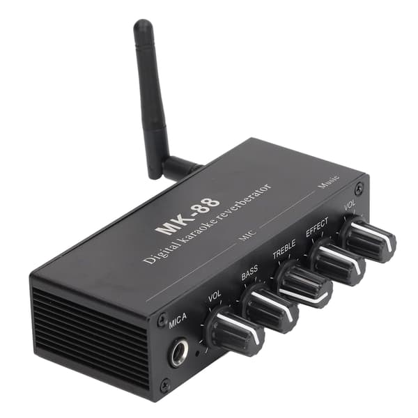 Digitaalinen Stereo Vahvistin Bluetooth 5.0 Kaksoismikrofonitulo DC 12V