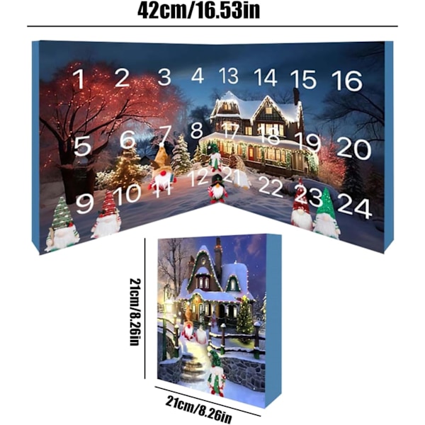 Julenissens Adventskalender Julenisse Plussj Adventskalender Morsom Nedtelling Kalender 24 Dagers Nedtelling Julepynt Julenisse Dukke Samleobjekt B