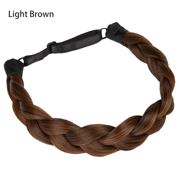 1 kpl synteettisiä hiusnauhoja punokset säädettävllä vyöllä punottu boheemi tyyli naisten hiustyyli 4 30 4 30 Athree strand braid