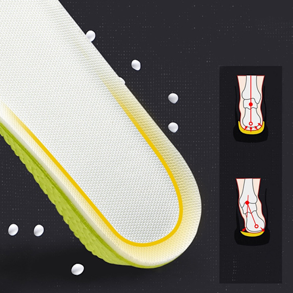 Usynlige Højdeforøgende Indlægssåler med Memory Foam - Perfekt 39-40  Boost 1.5cm