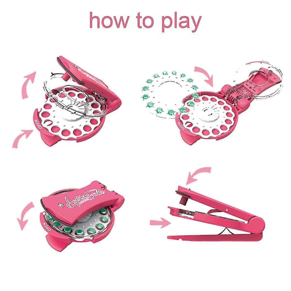 Automatic Hair Braiding Machine With Diamond Decoration - Styling Tool Accessories Orange