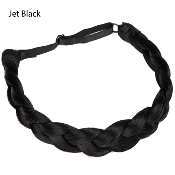 1 st Syntetiskt Fläthår med Justerbart Bälte Flätad Bohemisk Stil Damfrisyr 1B 1B Athree strand braid