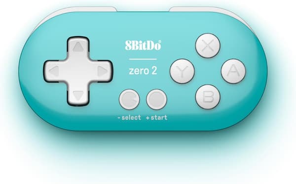 8BitDo Zero 2 Turkoosi painos (Nintendo Switch)