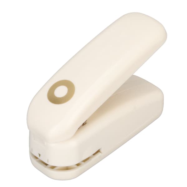 Mini Hålslagare Vikbar Bok Papper Annulus Punch Scrapbook Paste Spak Action Craft Punch