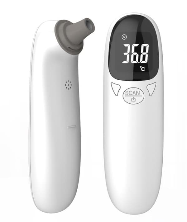 GrouopM Hushålls örontermometer kontaktfri termometer infraröd termometer batteritermometer {GKS}
