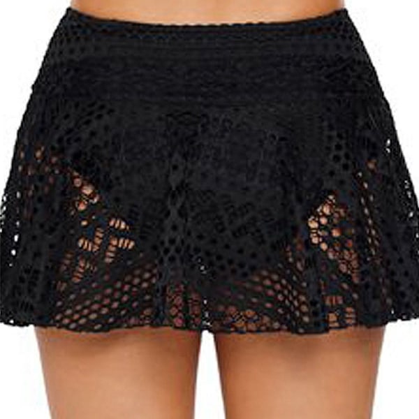 Kampanje til lav pris! Simbikiniunderdel Blonde Shorts Skjørt SVART S Svart Black Black S