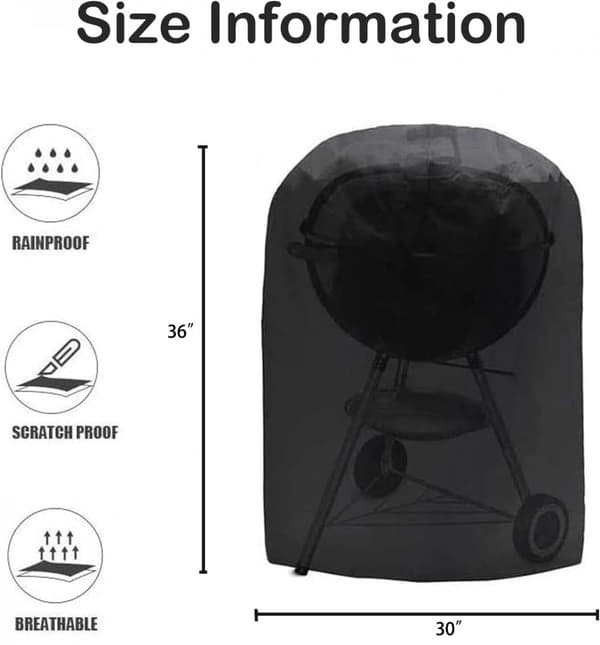 30*30*36 \" - Grillin suojus - BBQ-suojus - Vedenpitävä suojus ulkogrillille