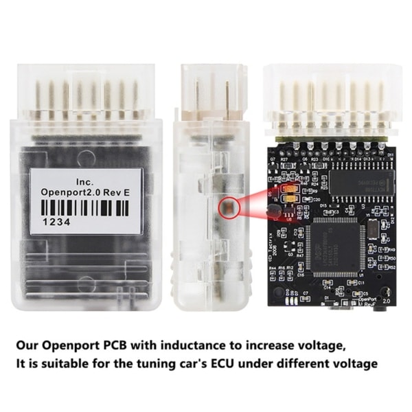 Tactrix Openport2.0 Chip Tuning Tool OBD2 Skanningsverktyg Diagnostik Fjärrinstallation