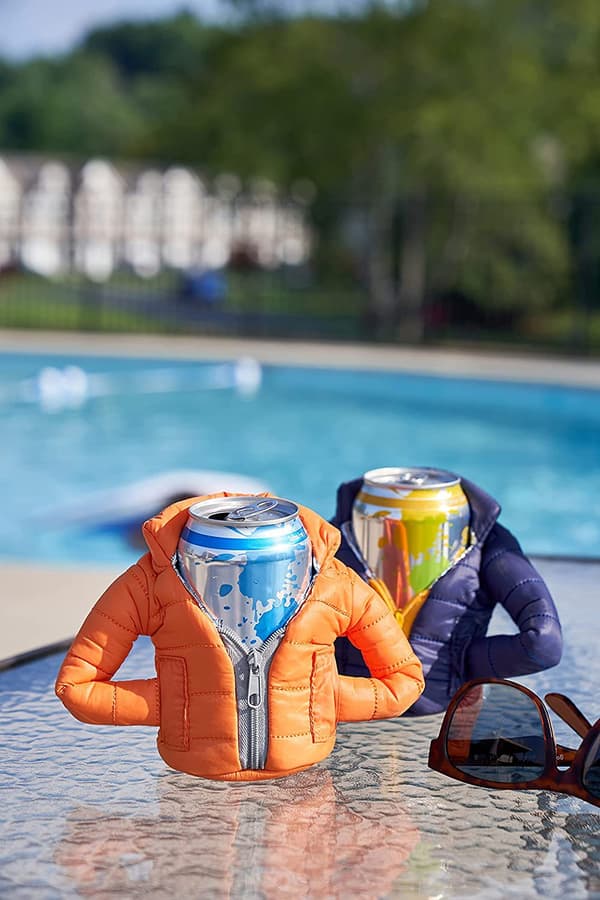 2-pack Cola Jackor Burkar Öl Termisk Jacka Öl Jacka Termisk J_OF