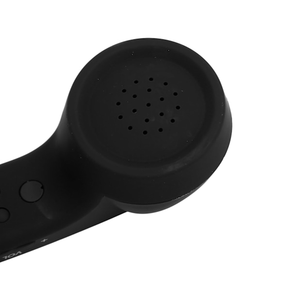 Bluetooth Telefonlur Retro Strålningssäker Uppladdningsbar Trådlös Mobiltelefonlur Mottagare Svart