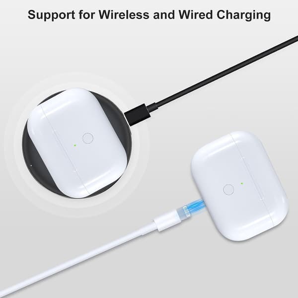 Trådløst ladeetui for Pro 2. generasjon, for IOS Earbuds Pro 2 ladeetui med Bluetooth-paringsknapp