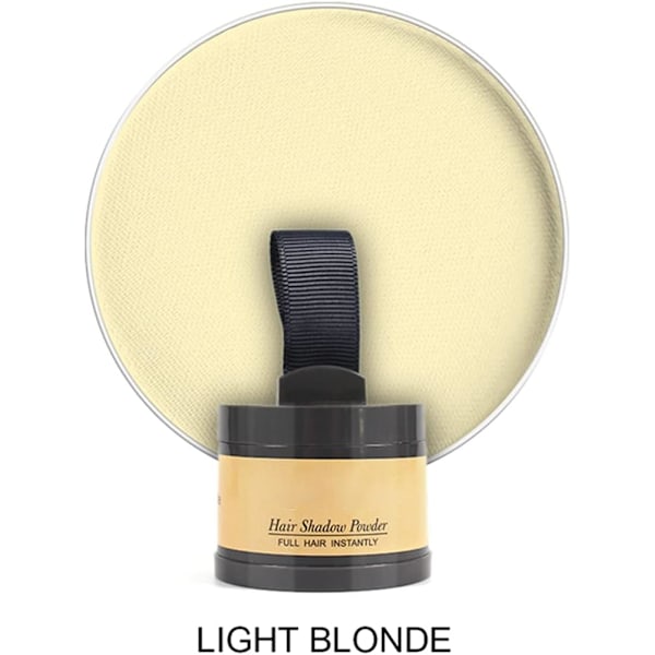 Hårlinjepuder, Hårfärg för hårrötter, Omedelbar hårfärgsskugga täcker gråa hårrötter, Hårförbättringspuder, Tunnande hårpuder 4g Blonde#001